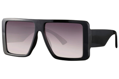 Lunette de Soleil Rétro Oversize Noir