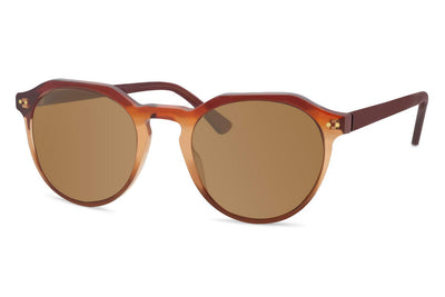 Lunette de Soleil Ronde Luxe Marron