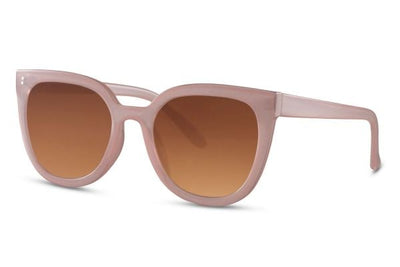 Lunette de Soleil Rose 2 Points Pâle