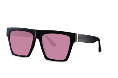 Lunette de Soleil Rose Carré Luxe