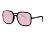 Lunette de Soleil Rose Rose et Noir