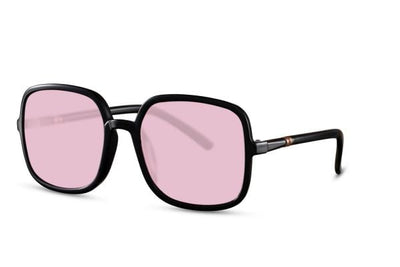 Lunette de Soleil Rose Rose et Noir