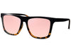 Lunette de Soleil Rose Wayfarer Léopard