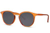 Lunette de Soleil Transparente Round Orange