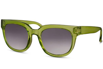 Lunette de Soleil Transparente Vert Fumé