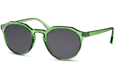 Lunette de Soleil Transparente Vert Moderne