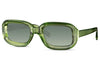 Lunette de Soleil Transparente Vert