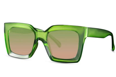 Lunette de Soleil Verte Fluo