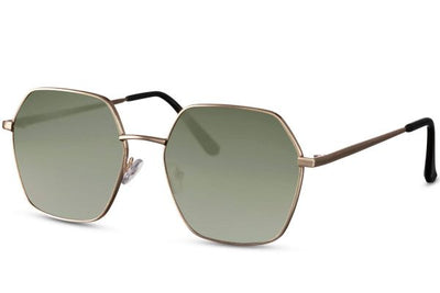 Lunette de Soleil Verte Oversize