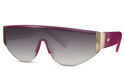 Lunette de Soleil Violet Doré Visière